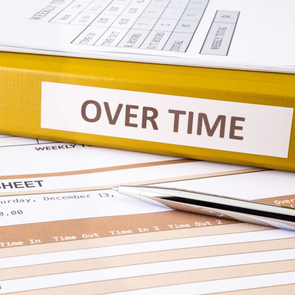 Waive overtime pay